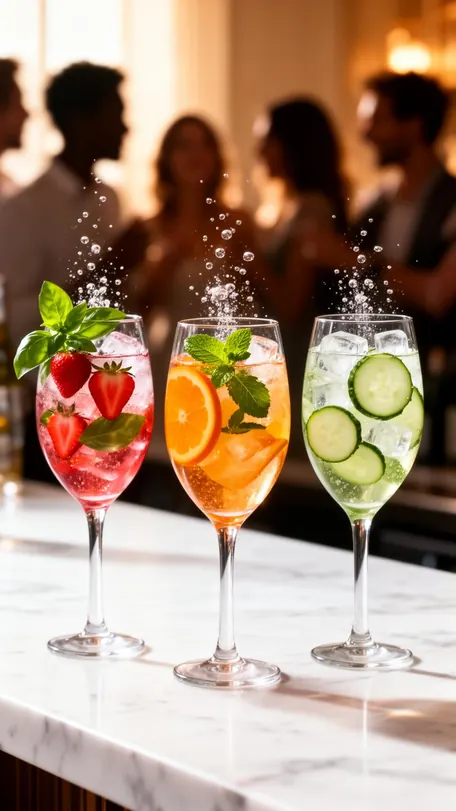 Cocktailuri și mocktailuri în câteva secunde